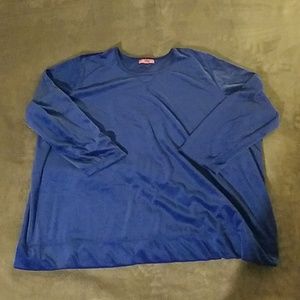 Woman Within Velour Sweatshirt